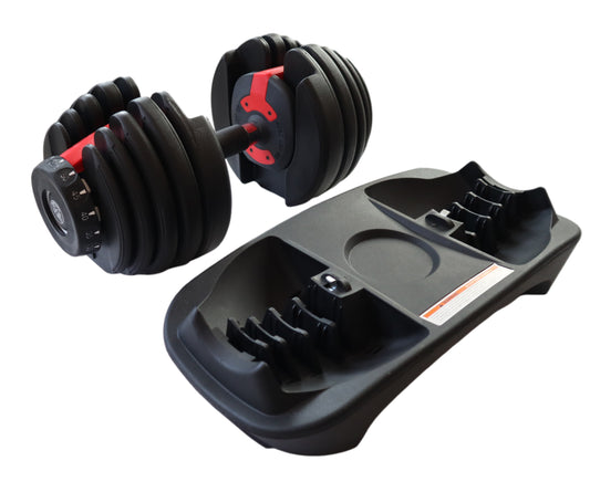 Adjustable (5lb - 52.5lb) Weight Dumbbells