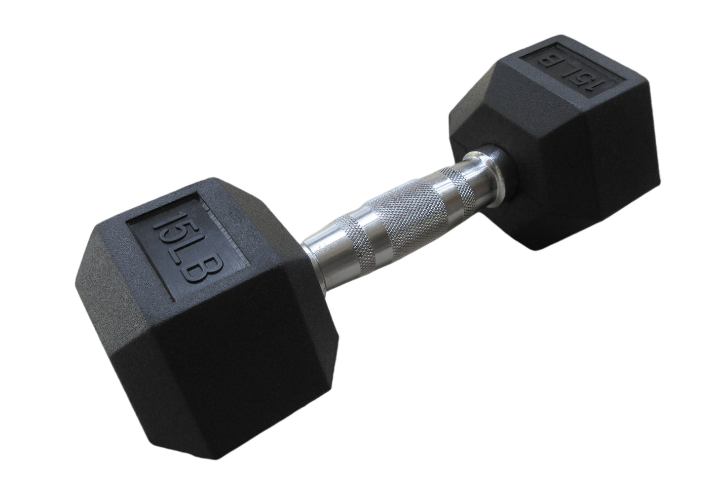 Rubber Hexagon Dumbbells