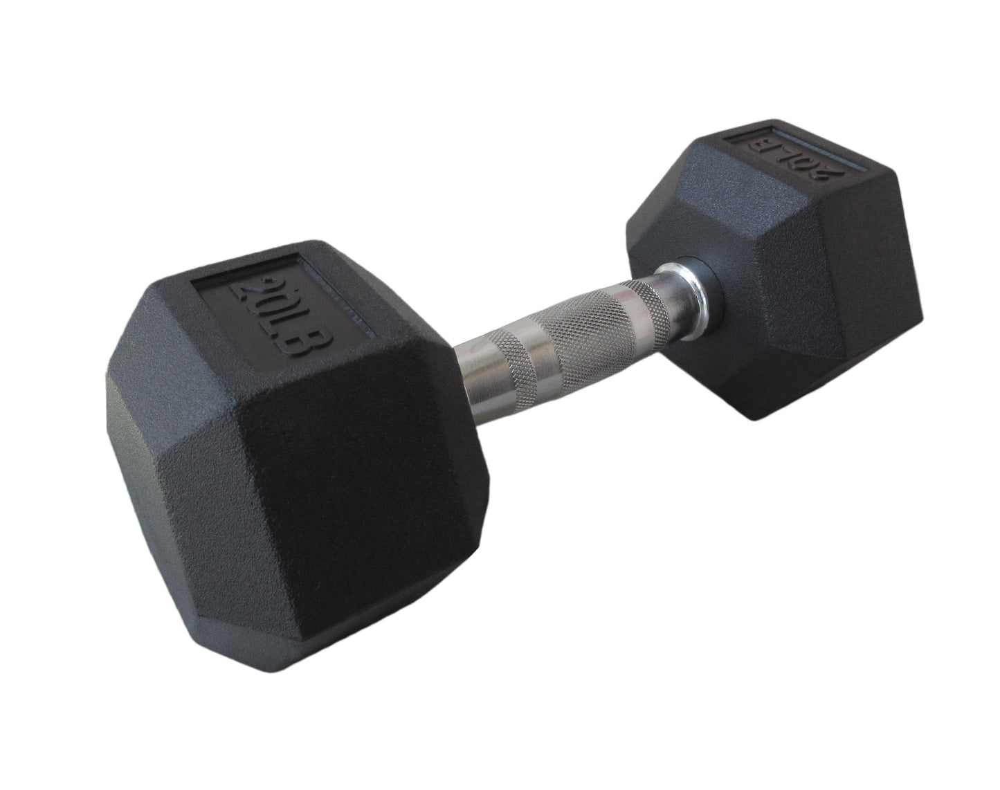 Rubber Hexagon Dumbbells