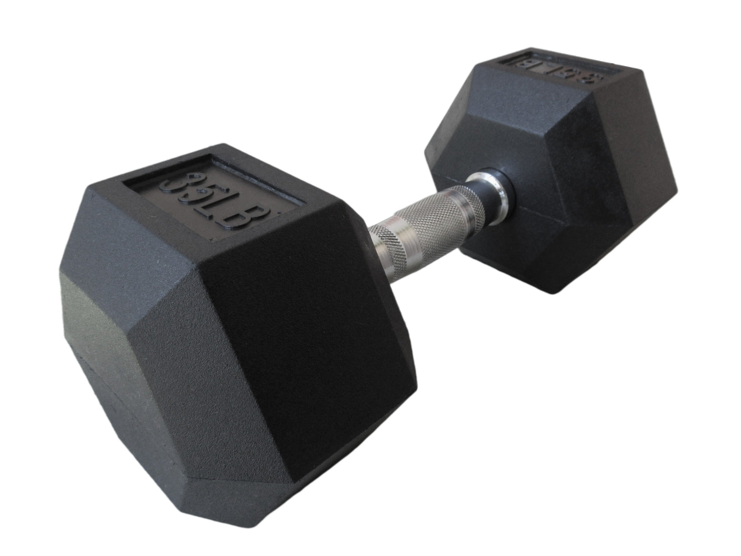 Rubber Hexagon Dumbbells