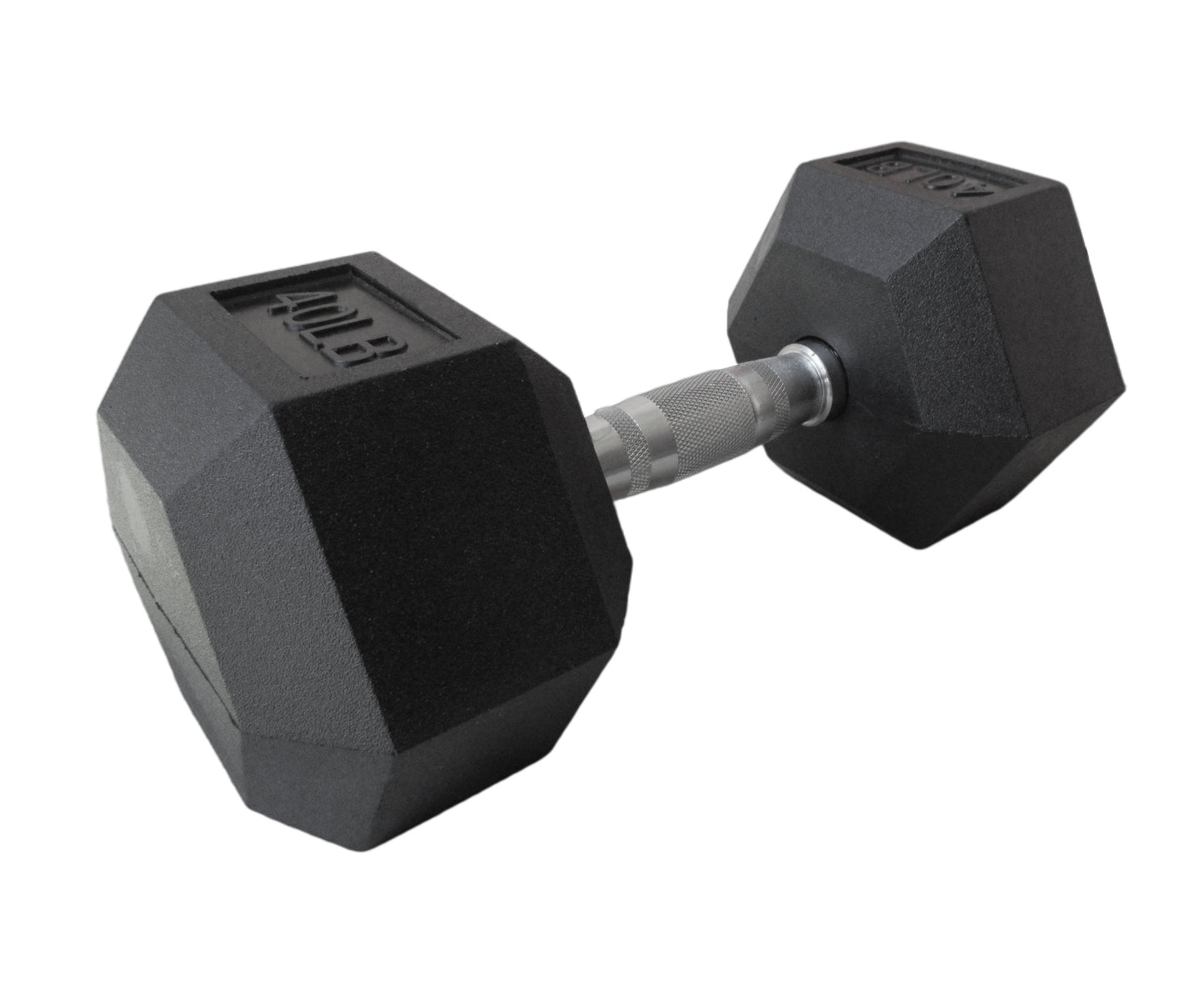 Rubber Hexagon Dumbbells