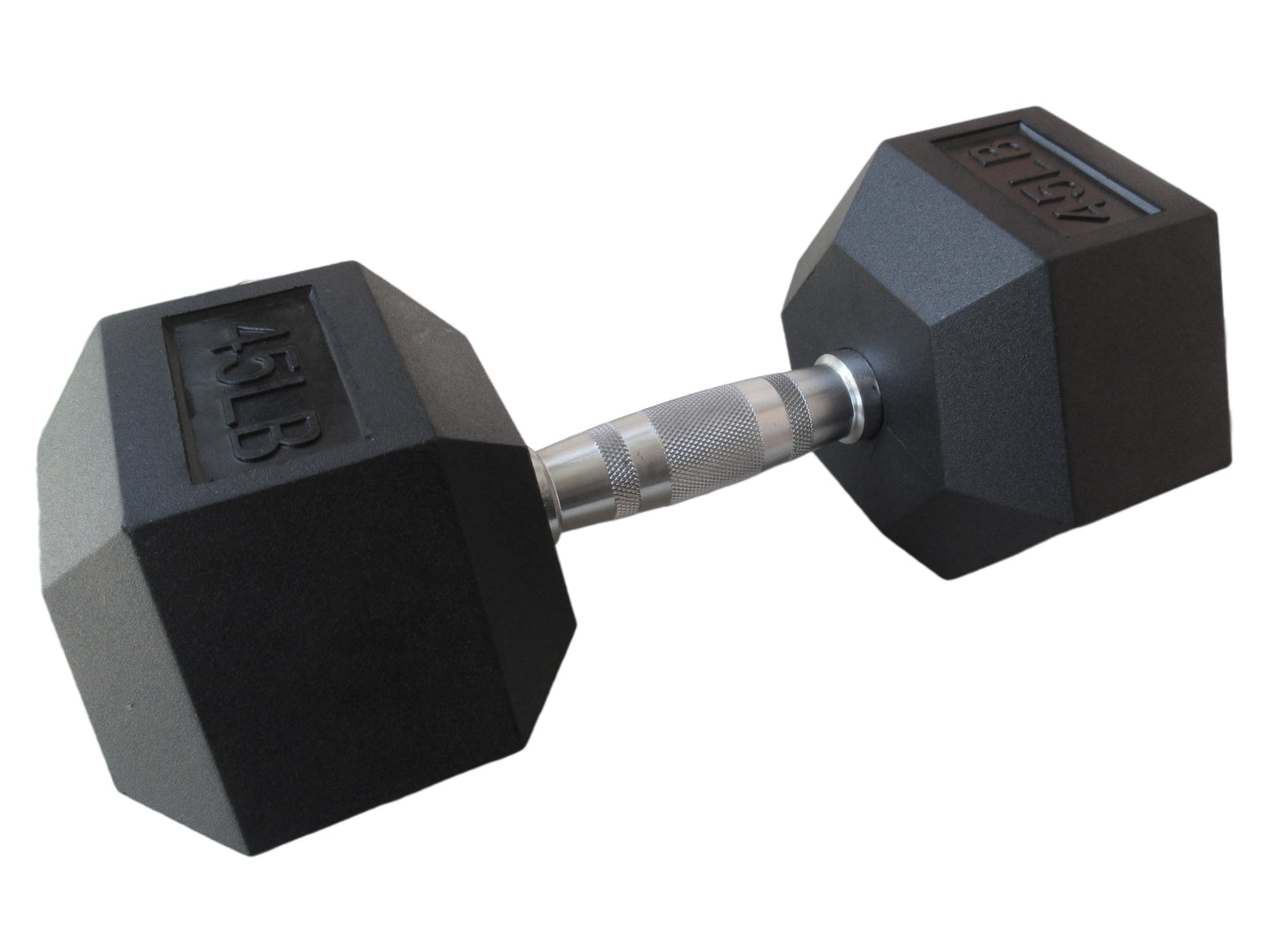 Rubber Hexagon Dumbbells