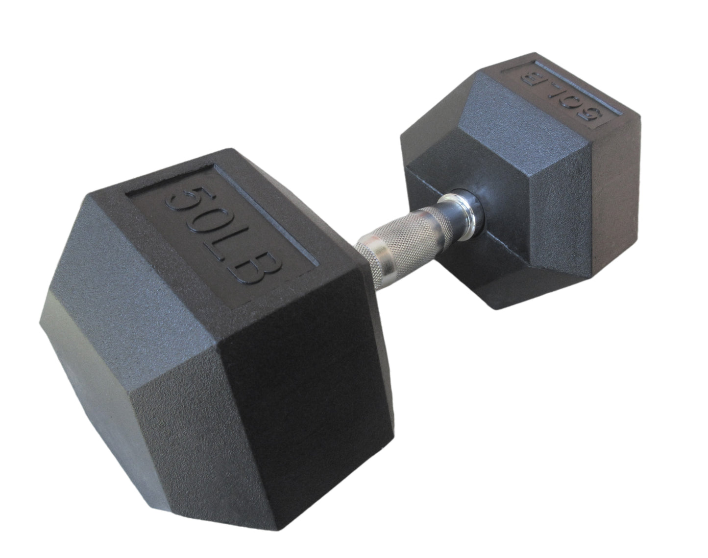 Rubber Hexagon Dumbbells