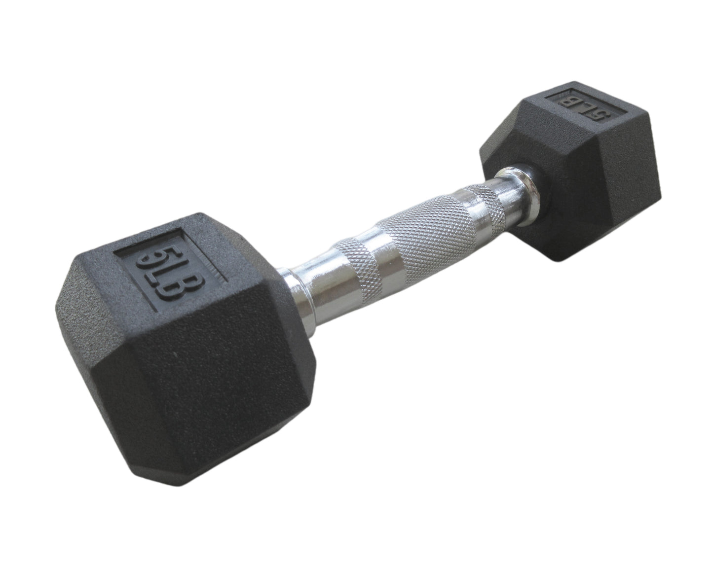 Rubber Hexagon Dumbbells