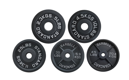 Package Deal 2 - Iron Plates and Olympic Barbell